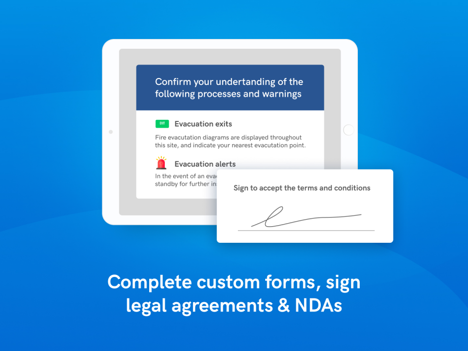 screenshot of Honeywell Forge Visitor Management